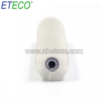 White Nylon Brush Coiled Strip Brush Roller for Industry